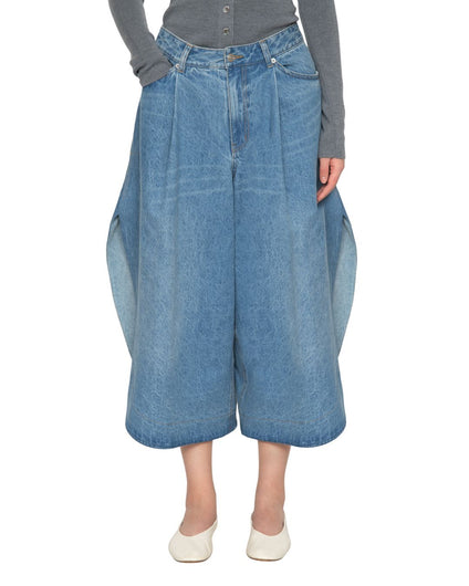 Sea New York Milene Denim Culotte - Blue