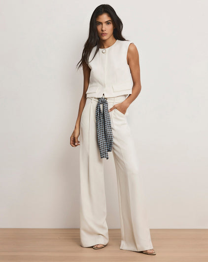 Veronica Beard Tai Pants in Dove
