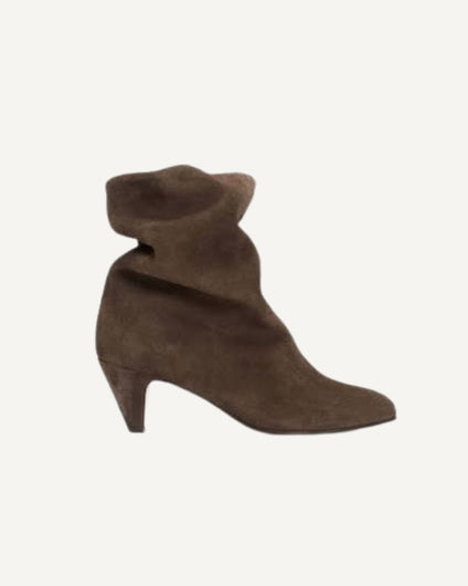 Anoymous Copenhagen Vully 50 Stiletto Short Boot - Coffee Brown