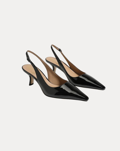 Sam Edelman Bianka Sling in Patent Black