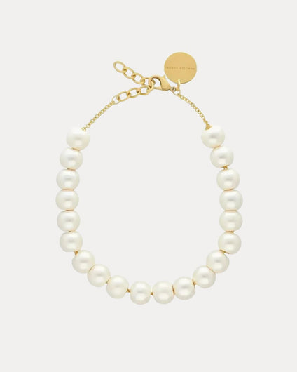 Vanessa Baroni Short  Pearl Necklace