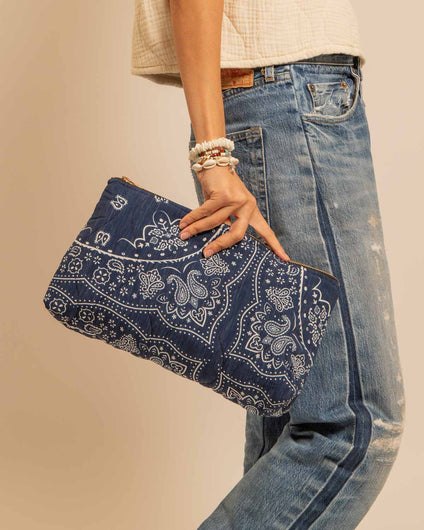 Aokyanos Orlando Pochette in Navy Bandana