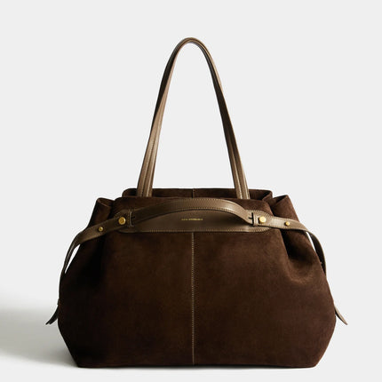 Anya Hindmarch Ellis Tote - Truffle Suede