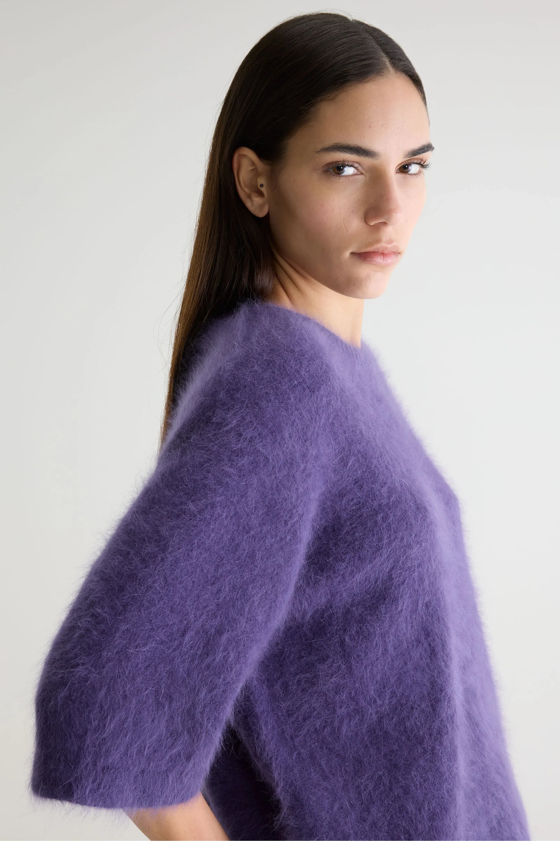 Bellerose Dime Knit Tee in Grape