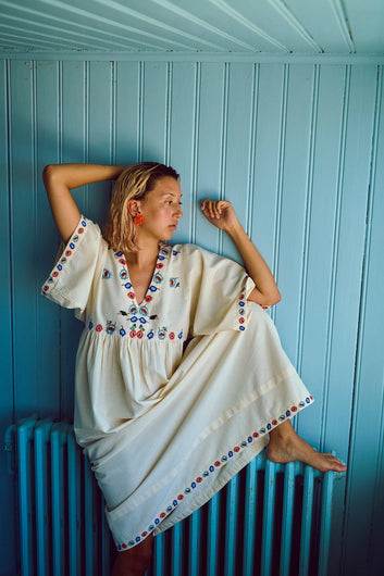HABIBA Flora Dress in Vanilla
