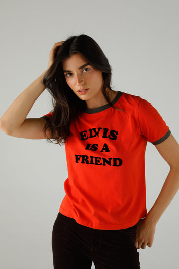 One Tee Jane T-Shirt - Crimson Elvis