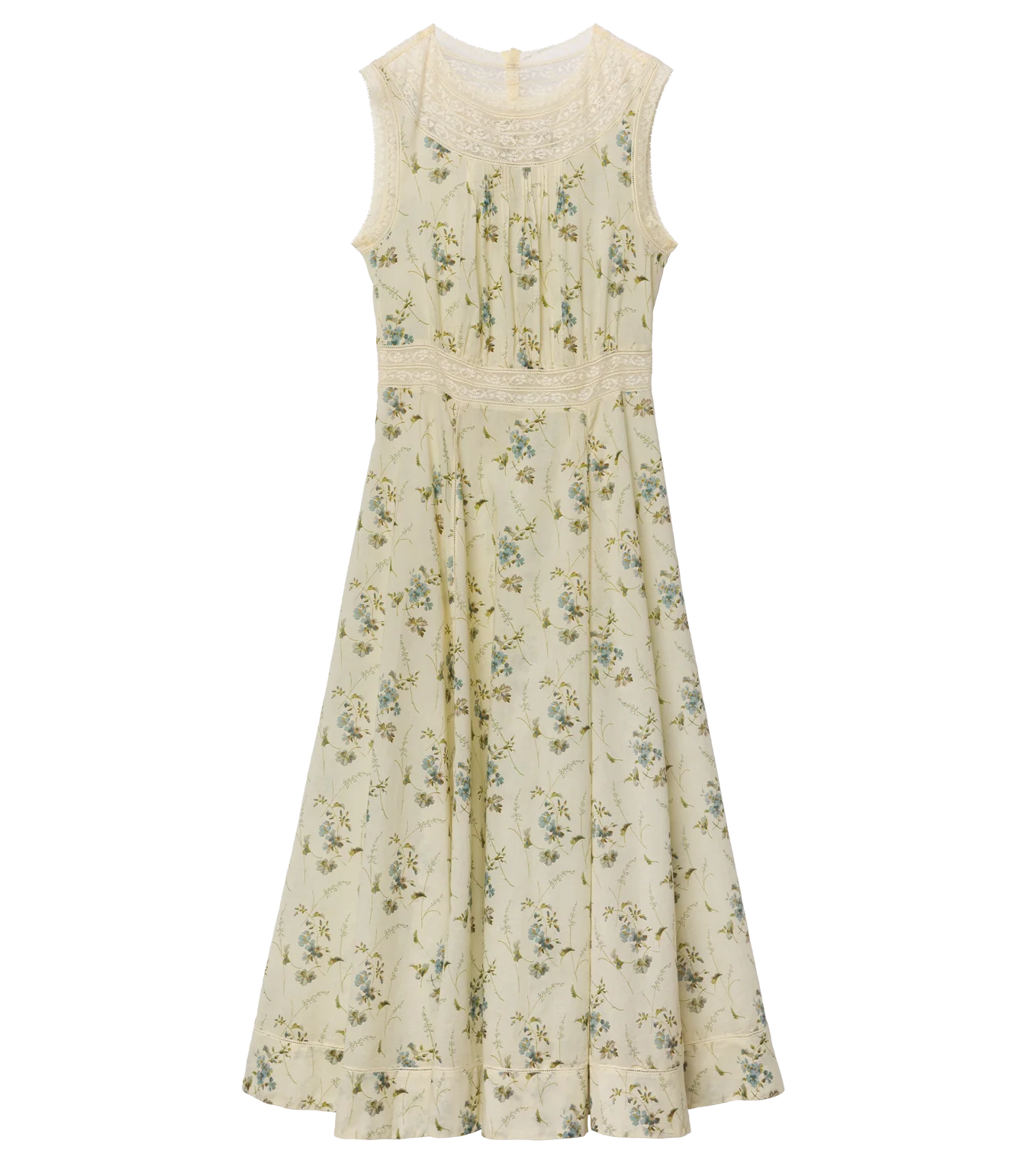 DÔEN Liliane Midi Dress in Sunshine Prairie Rose