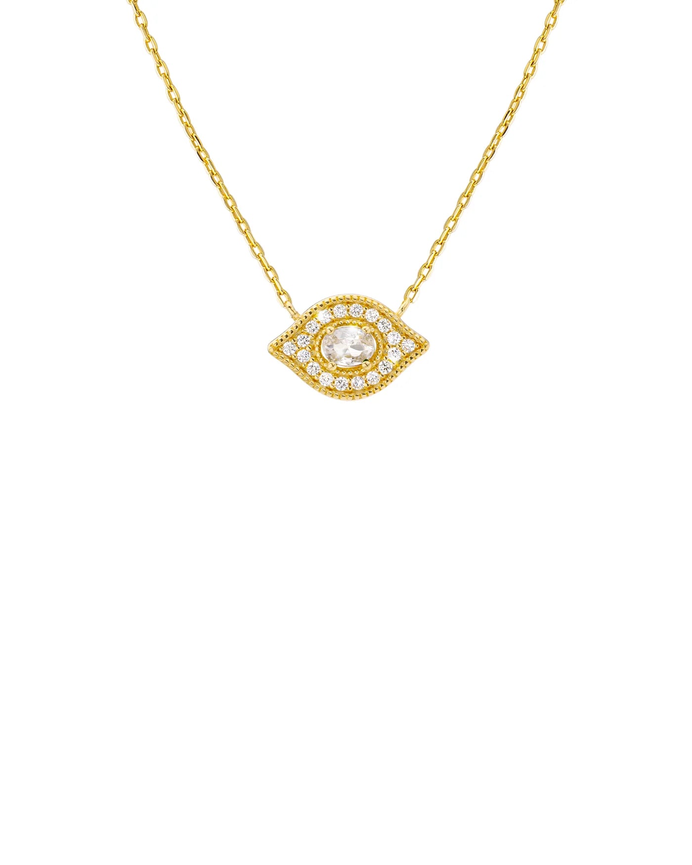 MYA BAY  Majestic Eye Necklace - White