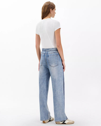 Rag & Bone Miramar Wide Leg Track Pant in Coney