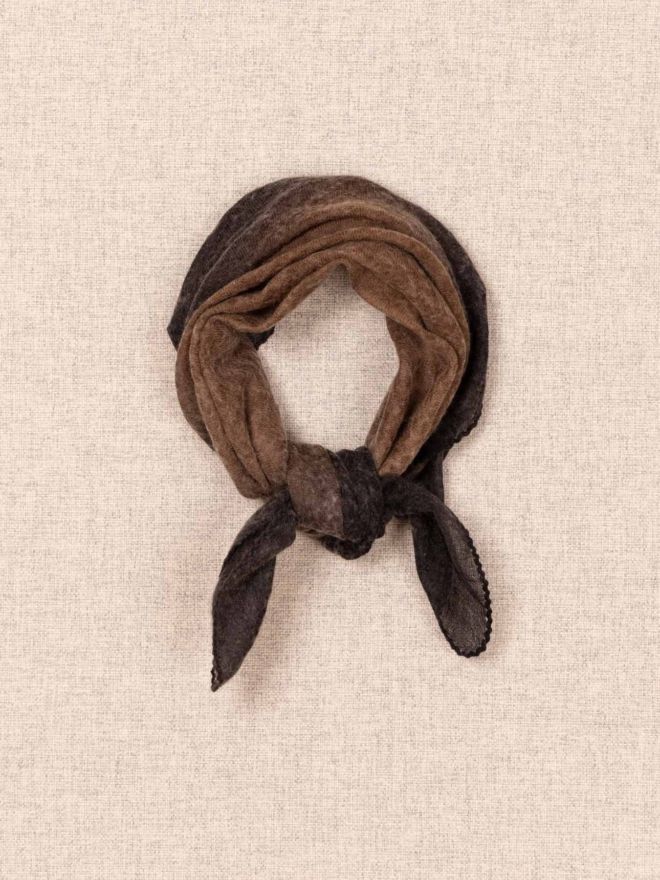 Oats & Rice Cashmere Foulard - Cocoa