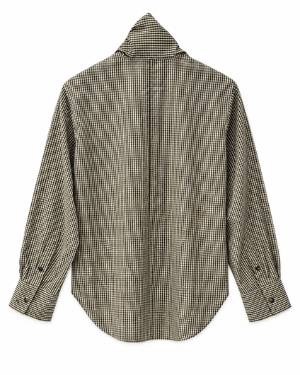Rag & Bone Alice Tie Plaid Poplin Shirt - Green Plaid