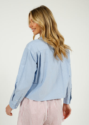 PARK Holkham Shirt in Oxford Blue
