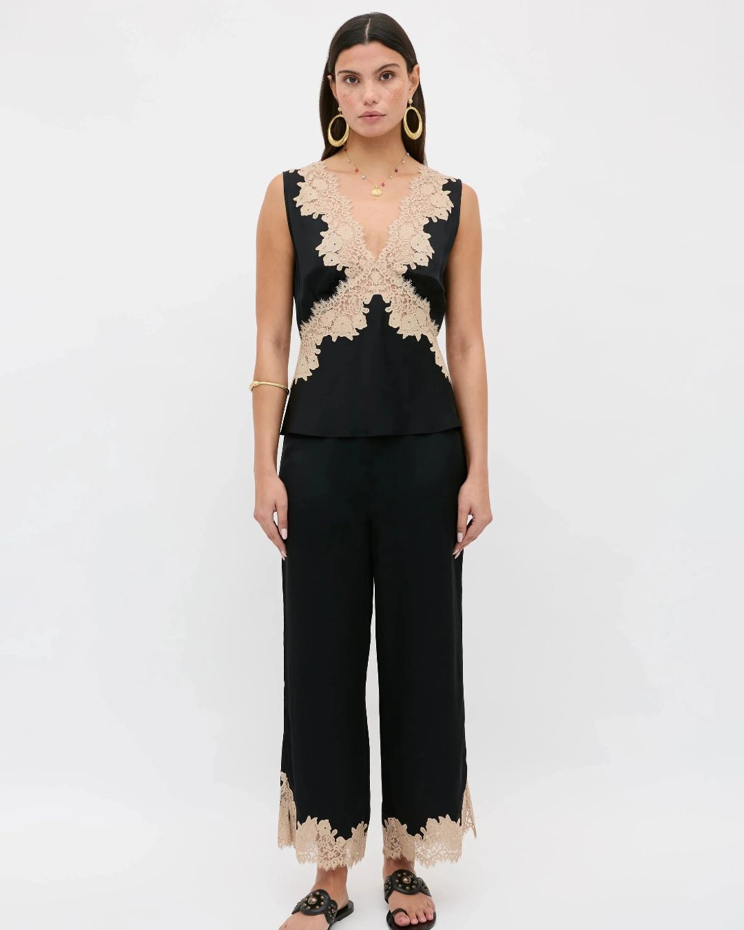 RIXO Emmie Top - Black