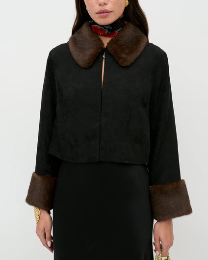 RIXO Luanne Jacket - Black