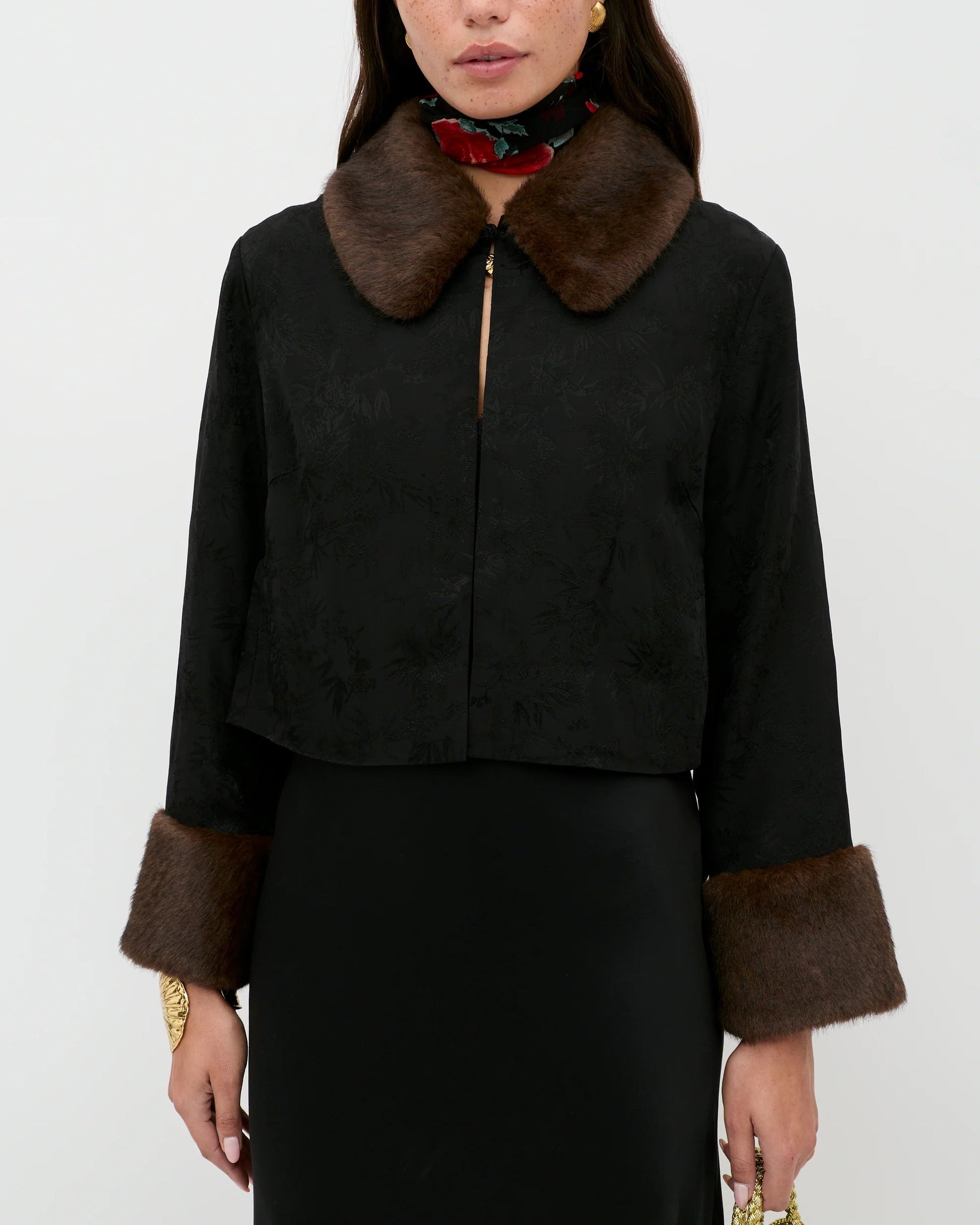 RIXO Luanne Jacket - Black