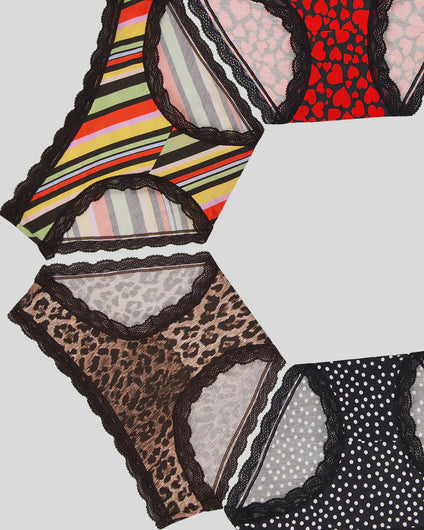 Stripe & Stare X RIXO  Classic Knicker Box in Multi