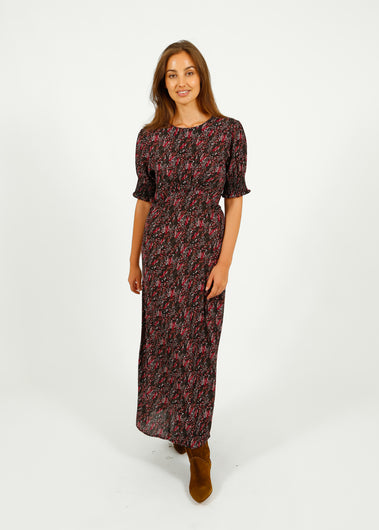Primrose Park Dani Dress in Wildflowers – floral viscose midi dress