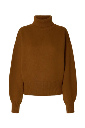 SELECTED Ellie Roll Neck Knit - Monks Robe
