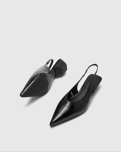 SELECTED Greta Slingback - Black