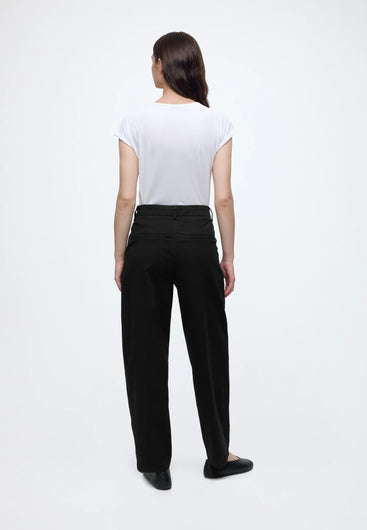 SELECTED Millie Barrel-Leg Trousers - Black