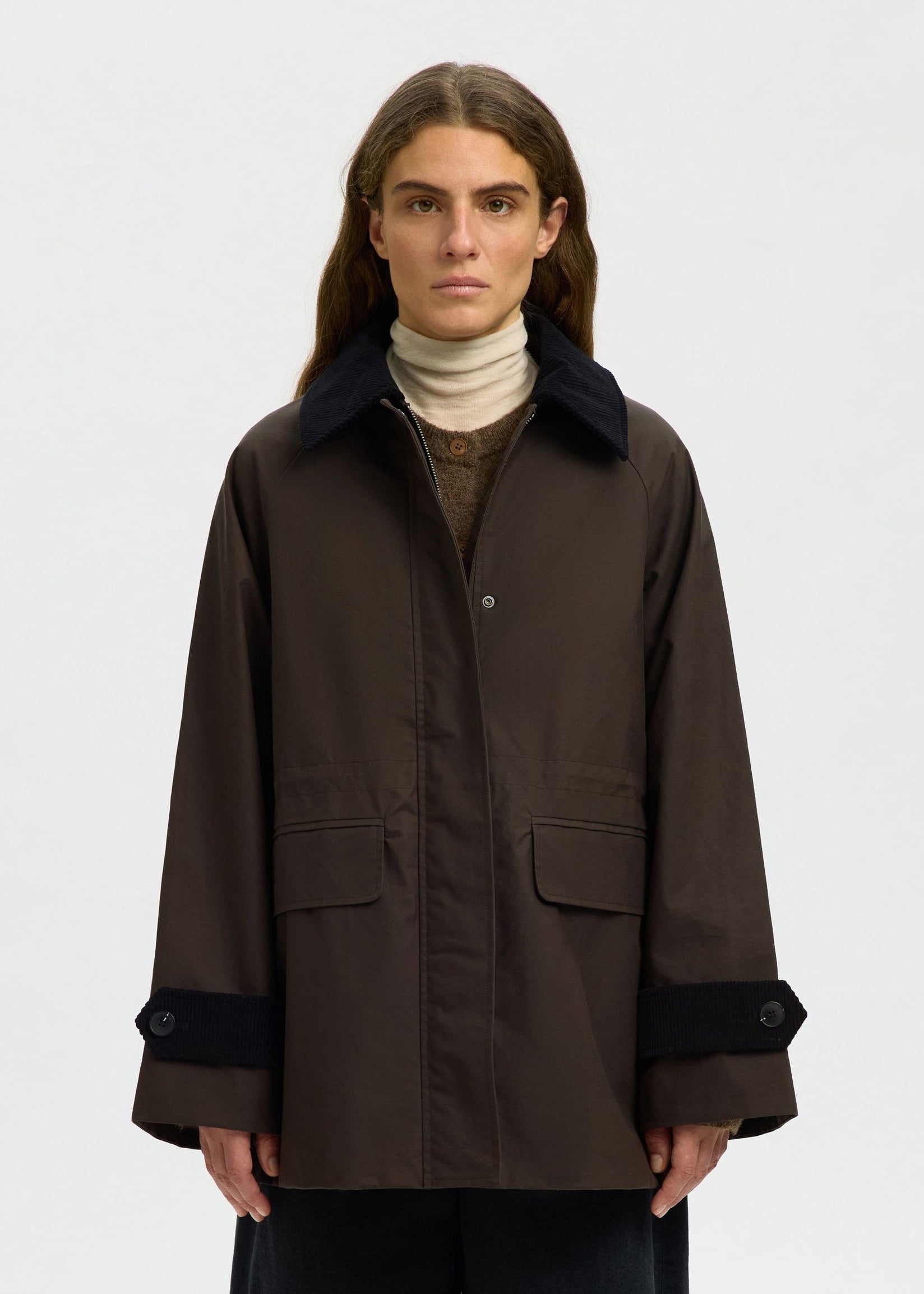 SELECTED Wilma Waxed Jacket - Delicioso