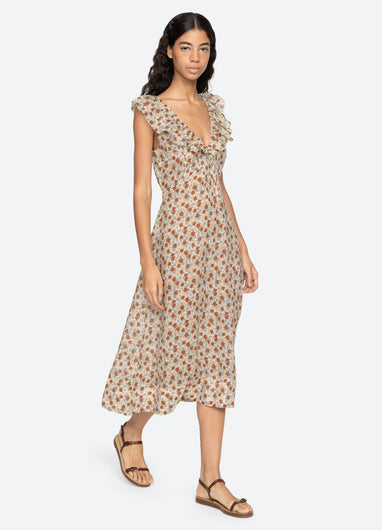 Sea New York Viera Print Midi Dress - Multi