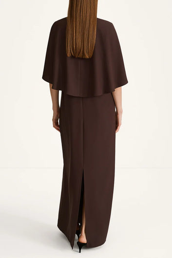 StyleIn Maxine Dress  - Coffee