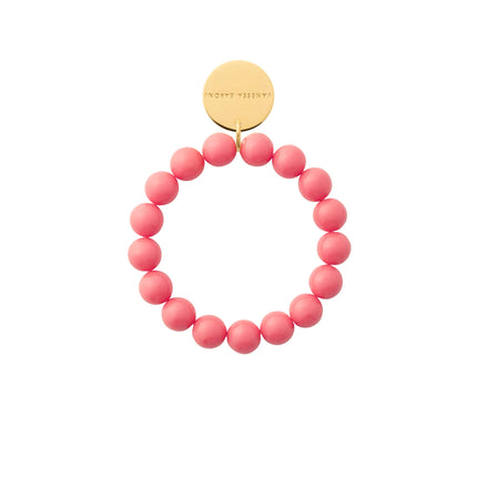 Vanessa Baroni Mini Brads Flex Bracelet in Flamingo