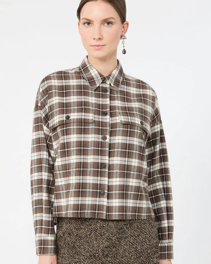 Weekend Maxmara Berlina Shirt - Brown Check