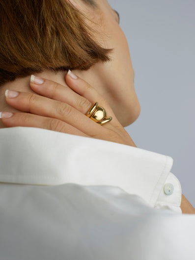 Tilly Sveaas Gold Triple Ring Set
