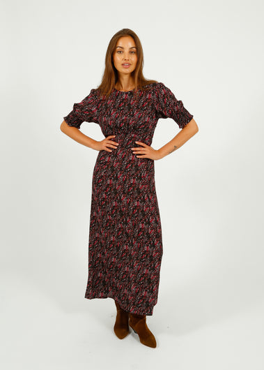 Primrose Park Dani Dress in Wildflowers – floral viscose midi dress